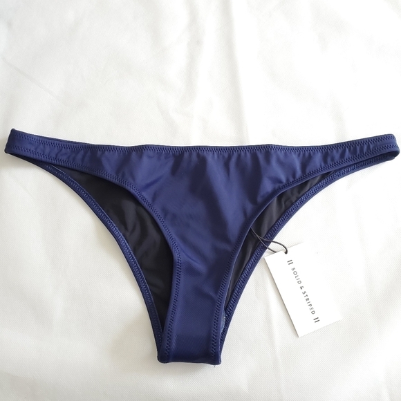 NWT Solid & Striped The Rachel Navy Bikini Bottom - Picture 7 of 10
